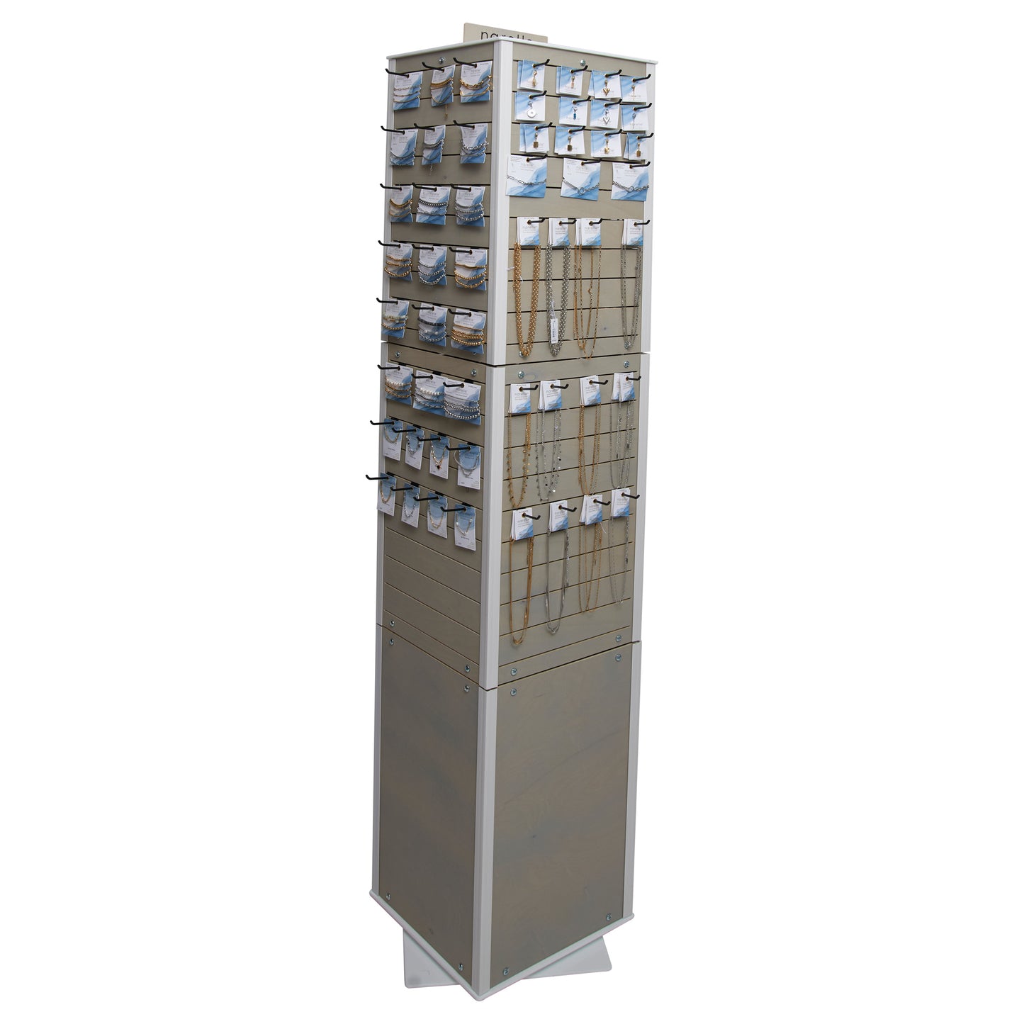 224 Piece Narelle 4 Sided Spinning Floor Fixture Display