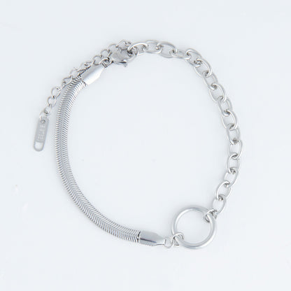 Narelle Waterproof Cable &  Snake Chain Bracelet