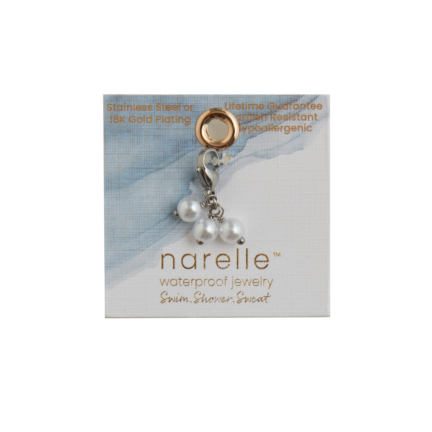 Narelle Waterproof Pearl Charm