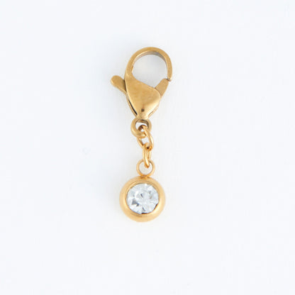Narelle Waterproof Cubic Zirconia Drop Charm