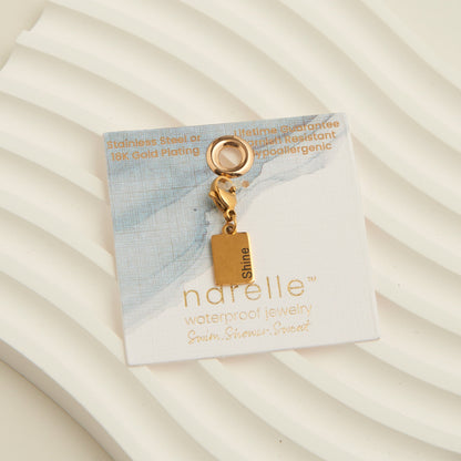 Narelle Waterproof Shine Tag Charm