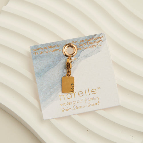 Narelle Waterproof Love Tag Charm