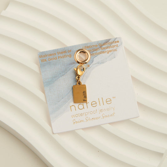 Narelle Waterproof Faith Tag Charm