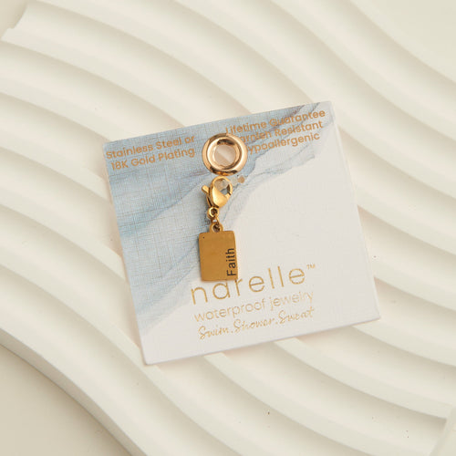 Narelle Waterproof Faith Tag Charm