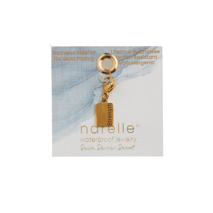 Narelle Waterproof Strength Tag Charm