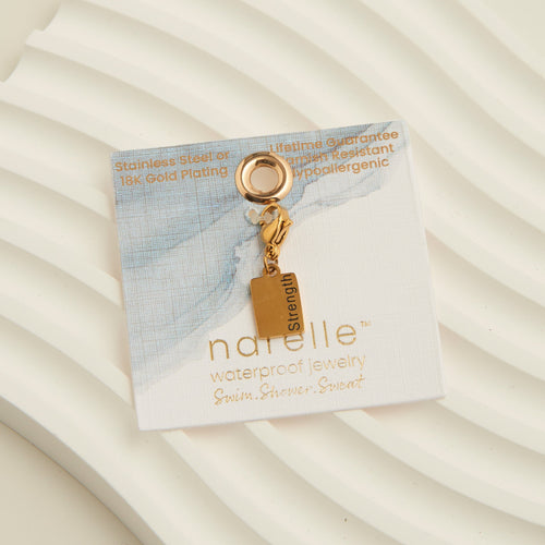Narelle Waterproof Strength Tag Charm