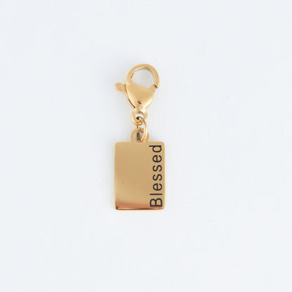 Narelle Waterproof Blessed Tag Charm