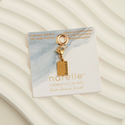 Narelle Waterproof Blessed Tag Charm