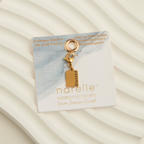 Narelle Waterproof Blessed Tag Charm
