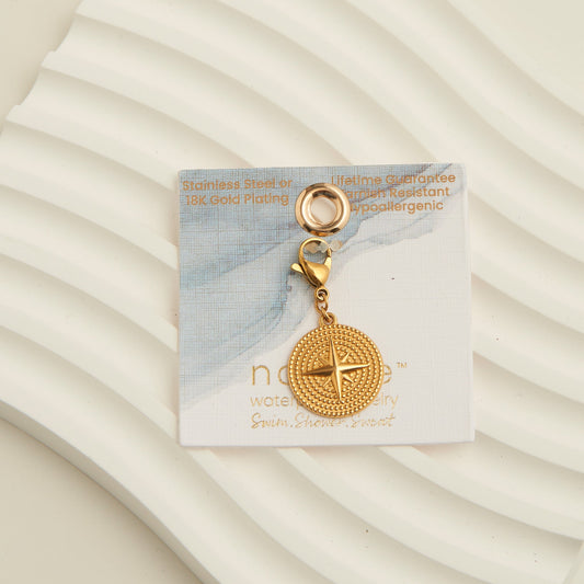 Narelle Waterproof Compass Charm