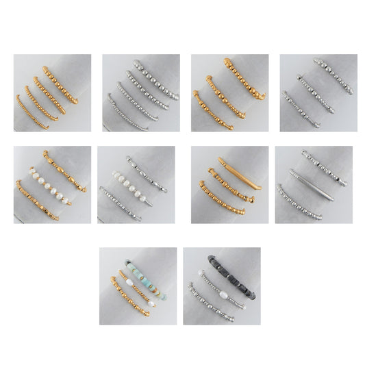 20 Piece Narelle Waterproof Stretch Ball Bracelet Set