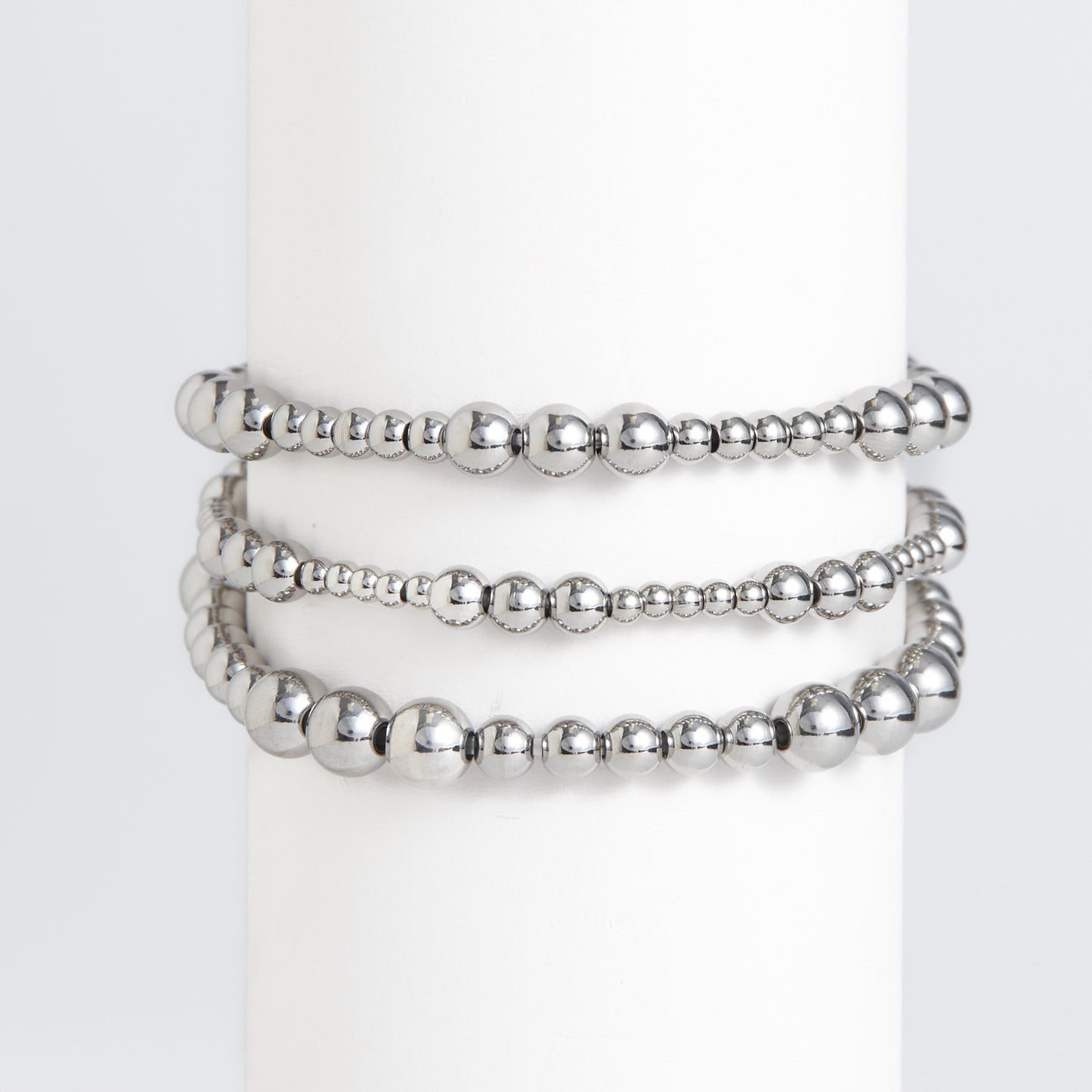 Narelle Waterproof Stretch Graduated Ball Bracelet Set