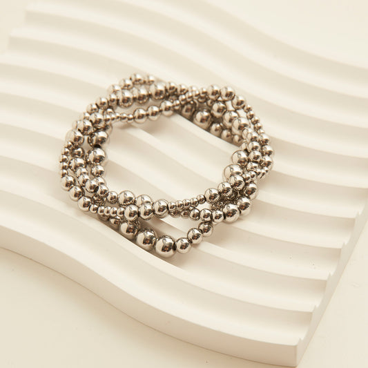 Narelle Waterproof Stretch Graduated Ball Bracelet Set