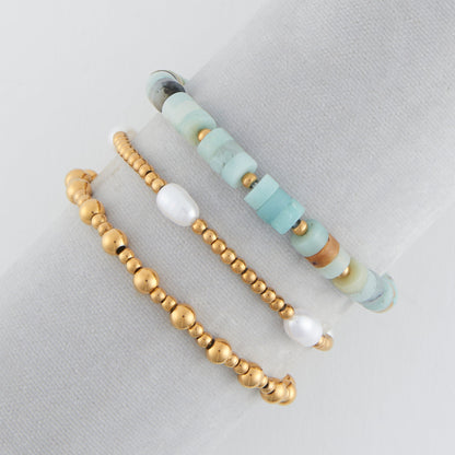 Narelle Waterproof Pearl Bracelet Set