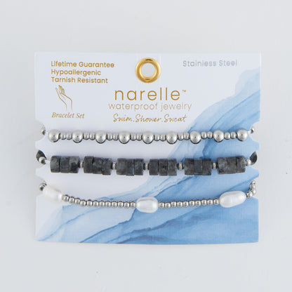 Narelle Waterproof Pearl Bracelet Set