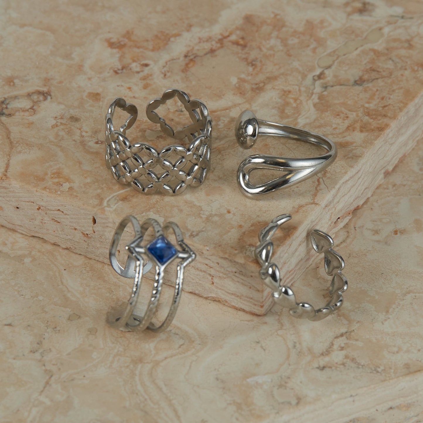 36 Piece Narelle Waterproof Rings Unit with Display
