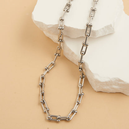 Narelle Waterproof Chunky U-Link Chain Necklace