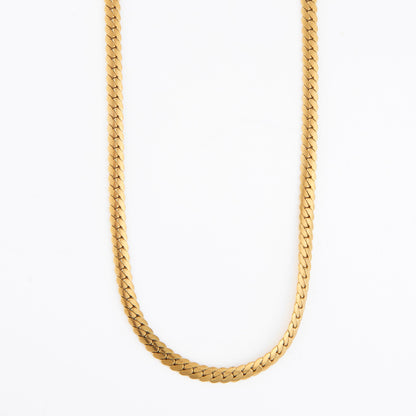 Narelle Waterproof Herringbone Chain Necklace