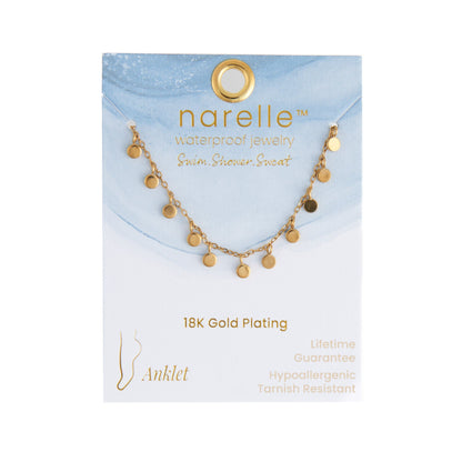 Narelle Waterproof Disc Chain Anklet