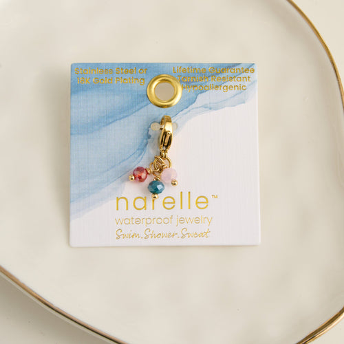 Narelle Waterproof Triple Bead Charm