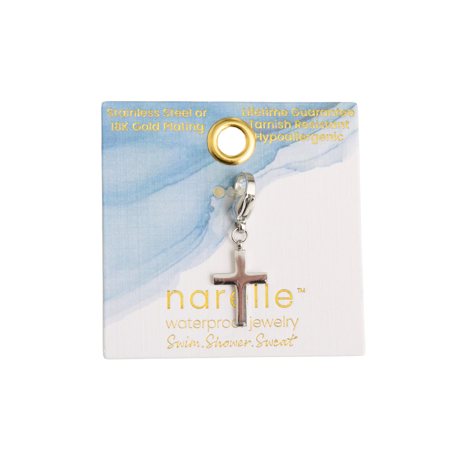 Narelle Waterproof Cross Charm