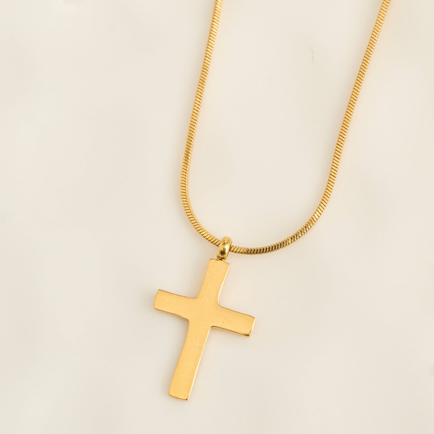 Narelle Waterproof Dainty Cross Charm Necklace