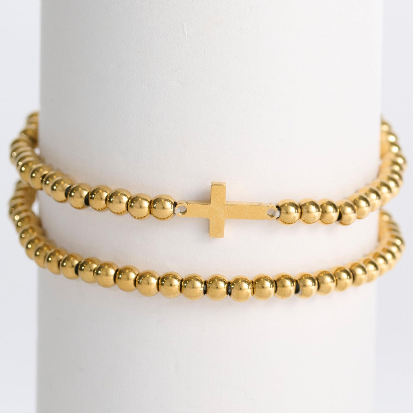 Narelle Waterproof Cross Stretch Bracelet Set