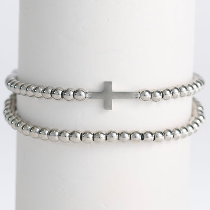 Narelle Waterproof Cross Stretch Bracelet Set