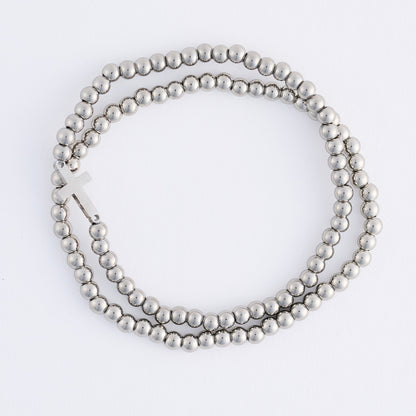 Narelle Waterproof Cross Stretch Bracelet Set