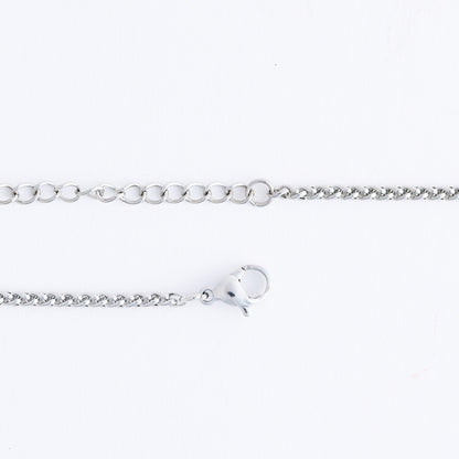 Narelle Waterproof Unisex Wheat Chain Cross Necklace