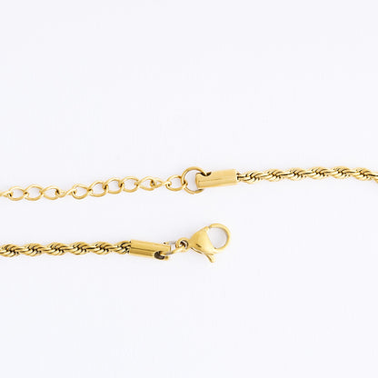 Narelle Waterproof Unisex Rope Chain Cross Necklace