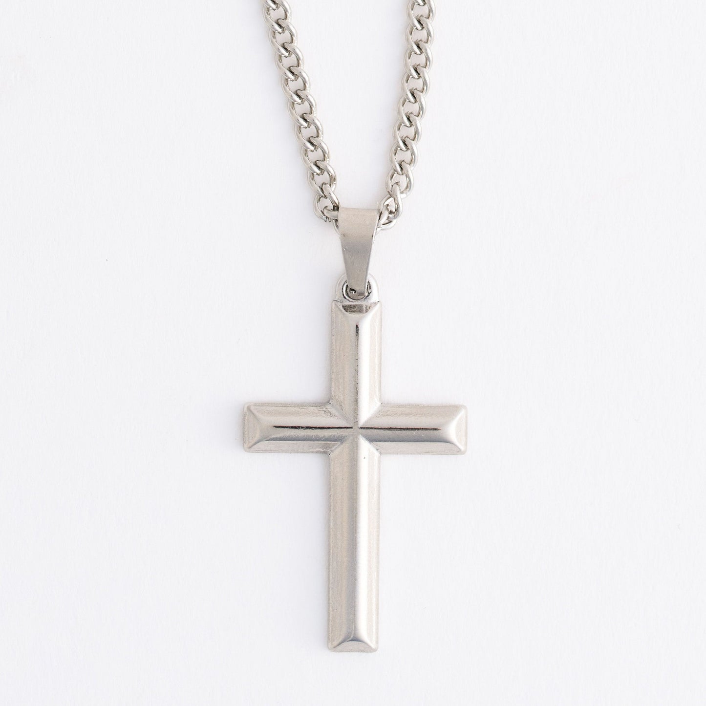 Narelle Waterproof Unisex Cable Chain Cross Necklace