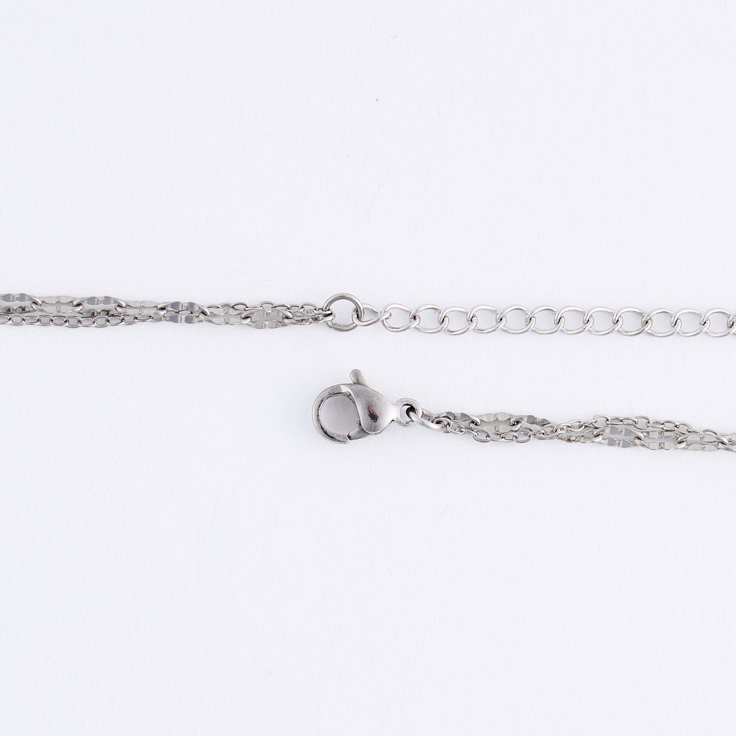 Narelle Waterproof Genuine Apatite & Tiger's Eye Double Row Beaded Dainty Necklace