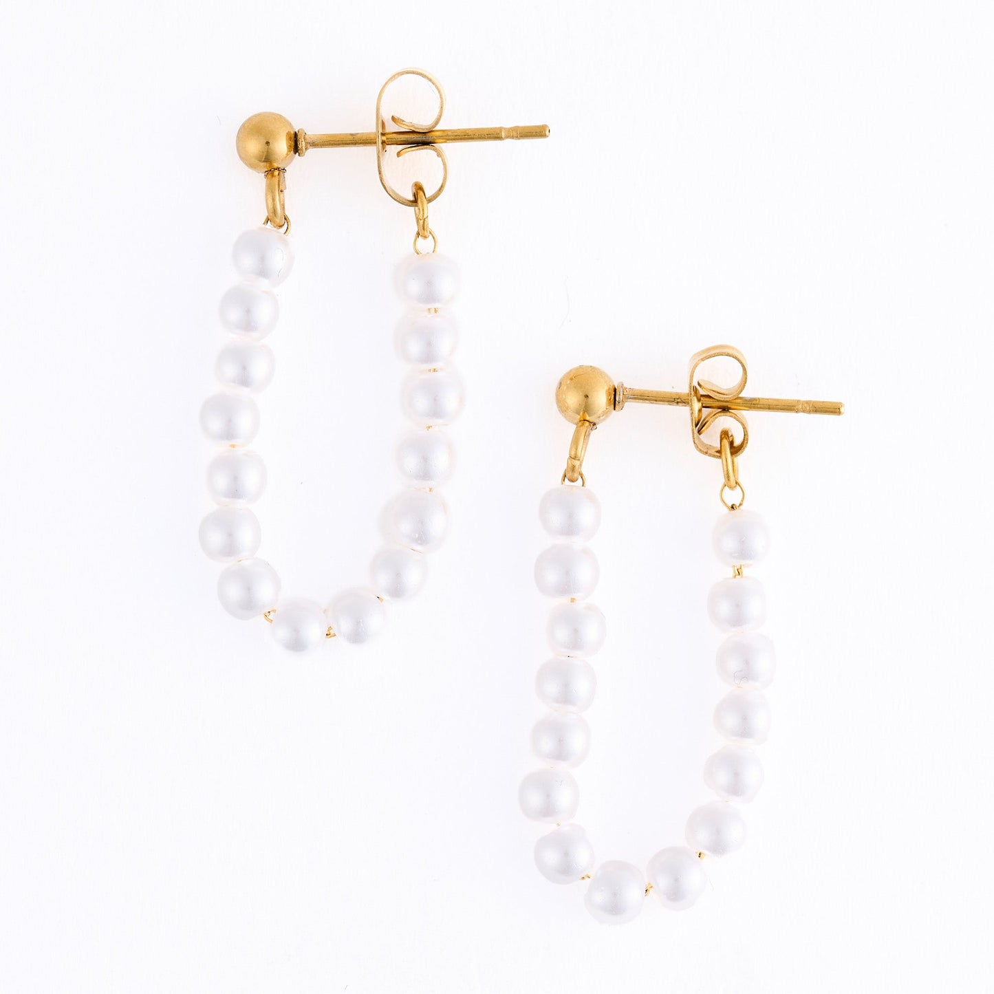 Narelle Waterproof Genuine Freshwater Pearl Dangle Earrings