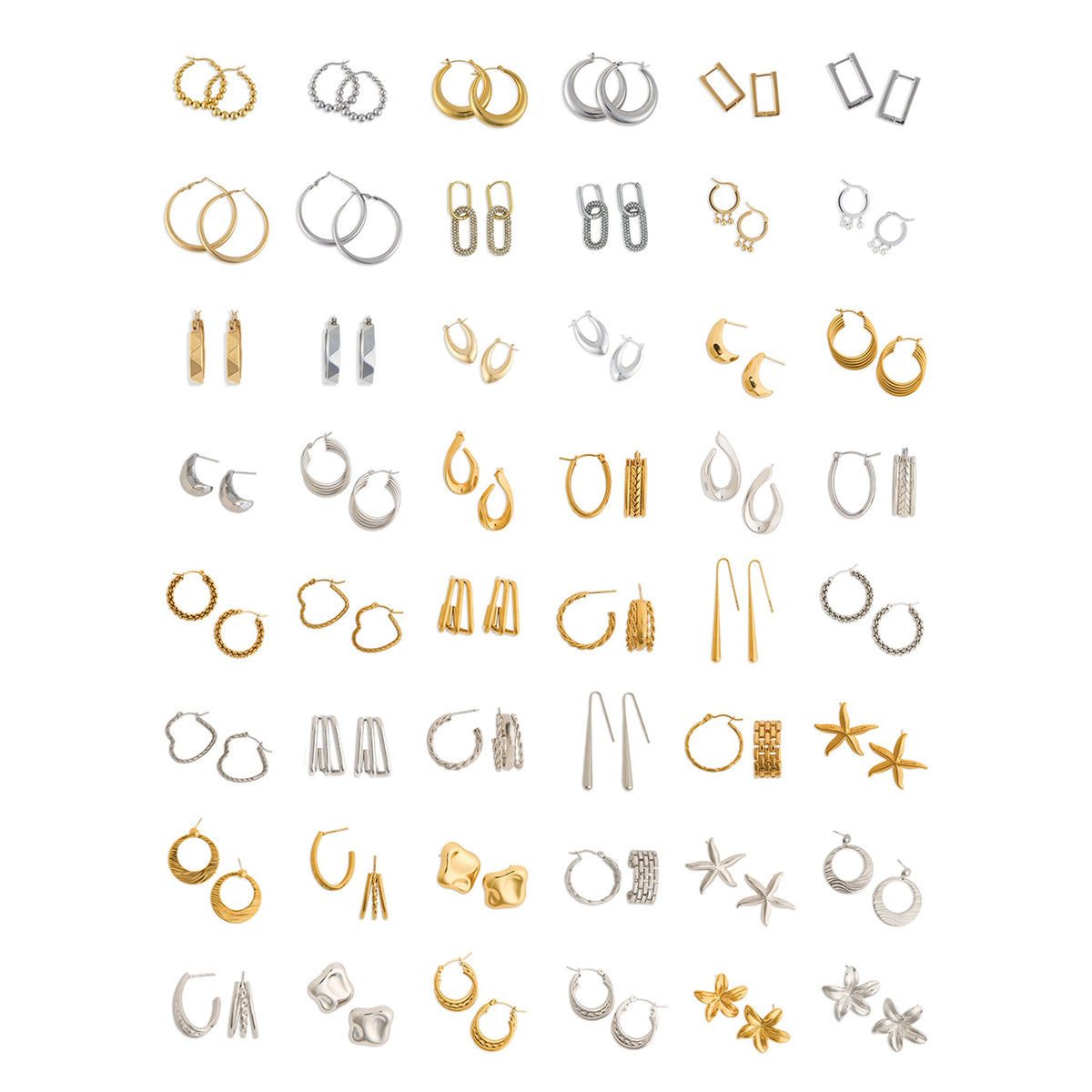 96 Piece Narelle Waterproof Earring Assortment