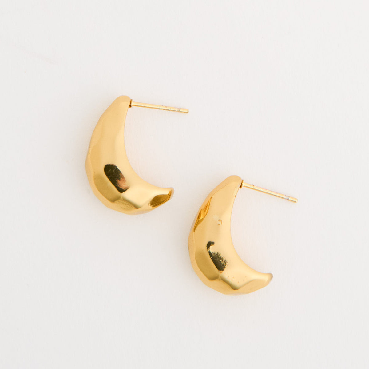 Narelle Waterproof Chunky Crescent Earrings