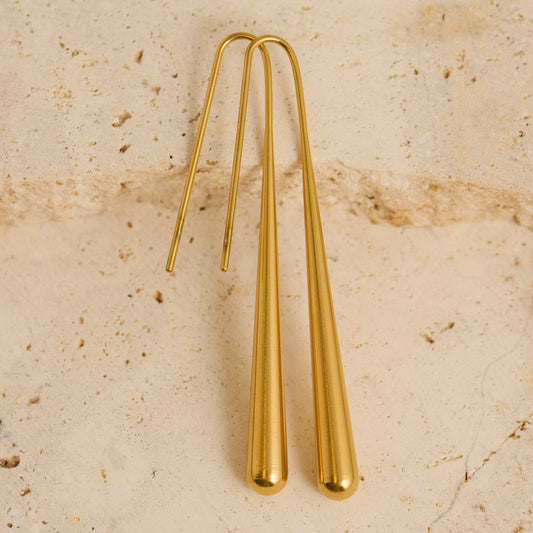 Narelle Waterproof Minimal Teardrop Earrings