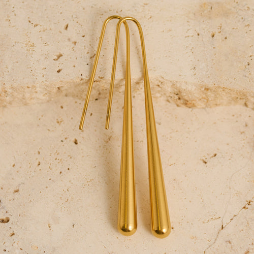 Narelle Waterproof Minimal Teardrop Earrings