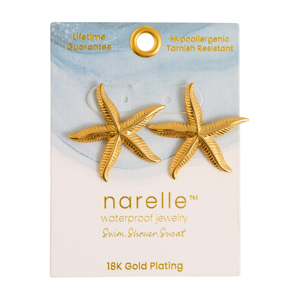 Narelle Waterproof Starfish Earrings