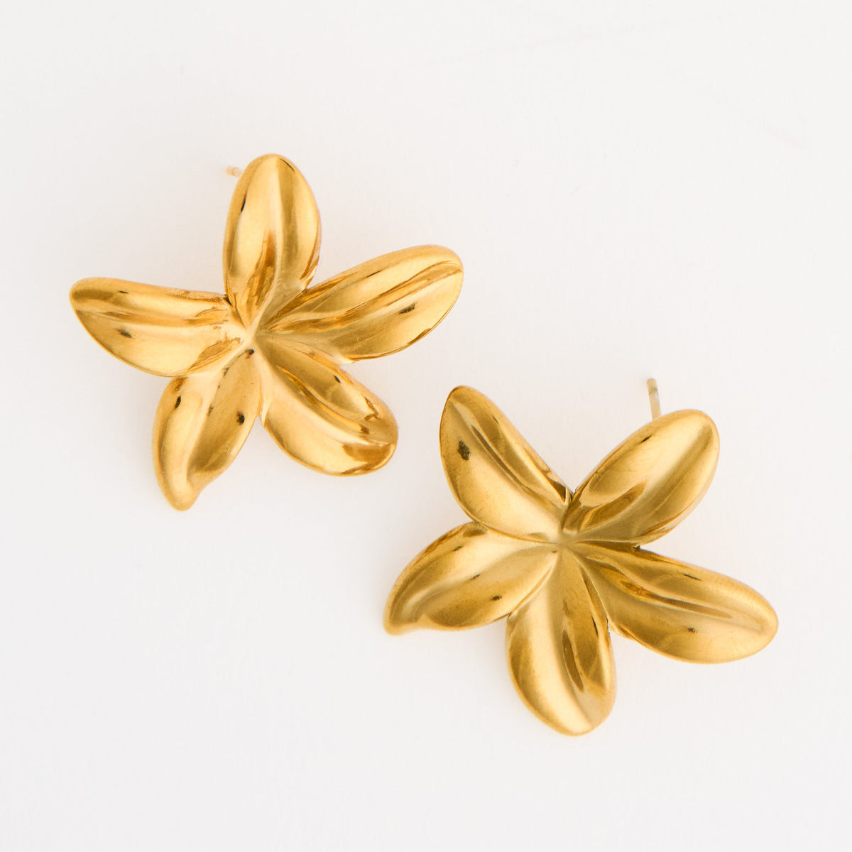 Narelle Waterproof Statement Flower Earrings