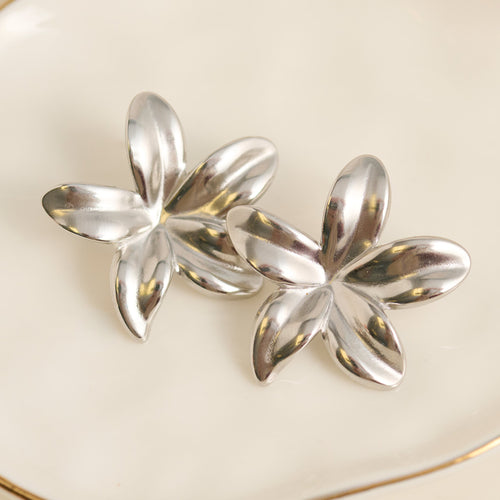 Narelle Waterproof Statement Flower Earrings