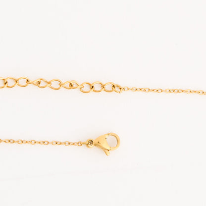 Narelle Waterproof Dainty Cross And Genuine Cubic Zirconia Necklace