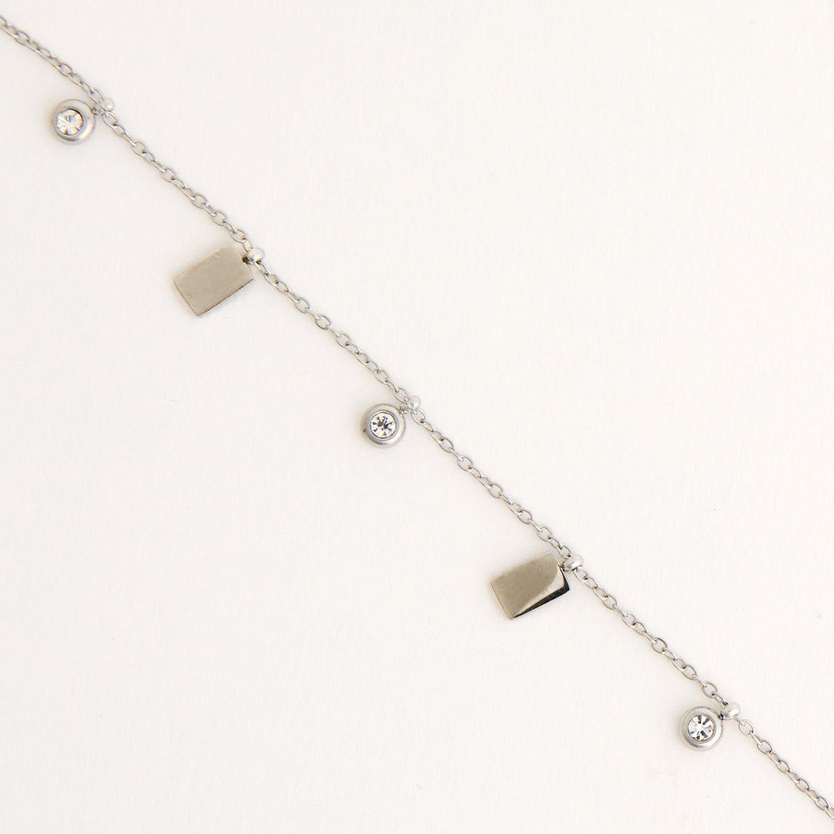 Narelle Waterproof Crystal and Bar Station Necklace