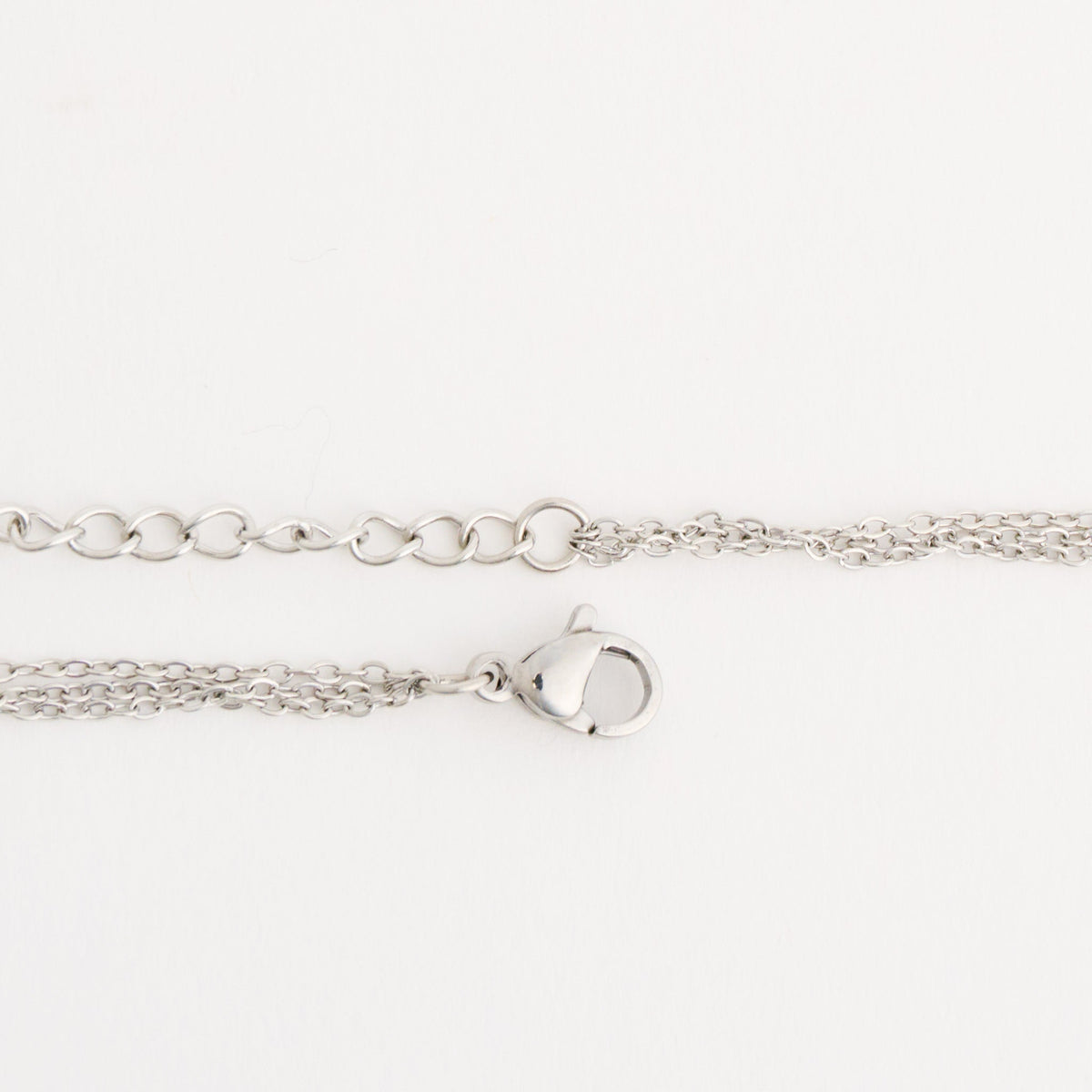 Narelle Waterproof Layered Genuine Cubic Zirconia Toggle Pendant Necklace