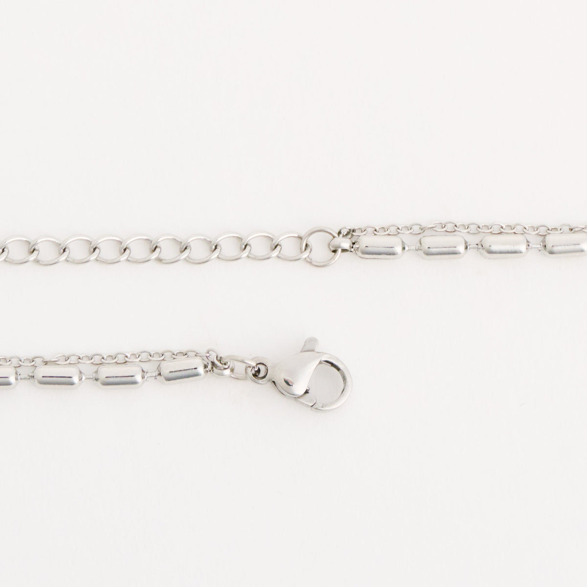 Narelle Waterproof Layered Double Row Genuine Cubic Zirconia Necklace