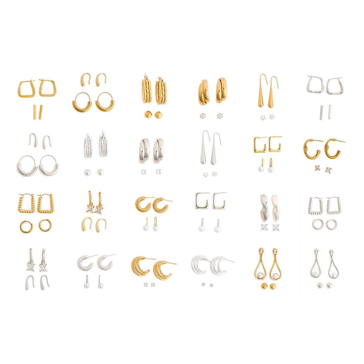 48 Piece Narelle Duo Earring Set Assortment