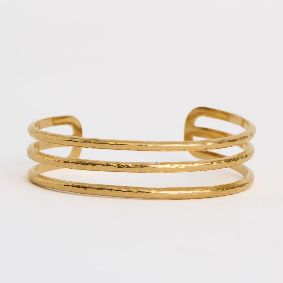 Narelle Waterproof Multi Row Textured Cuff Bracelet