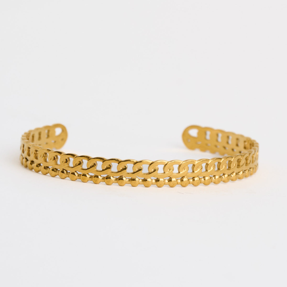 Narelle Waterproof Textured Cuff Bracelet
