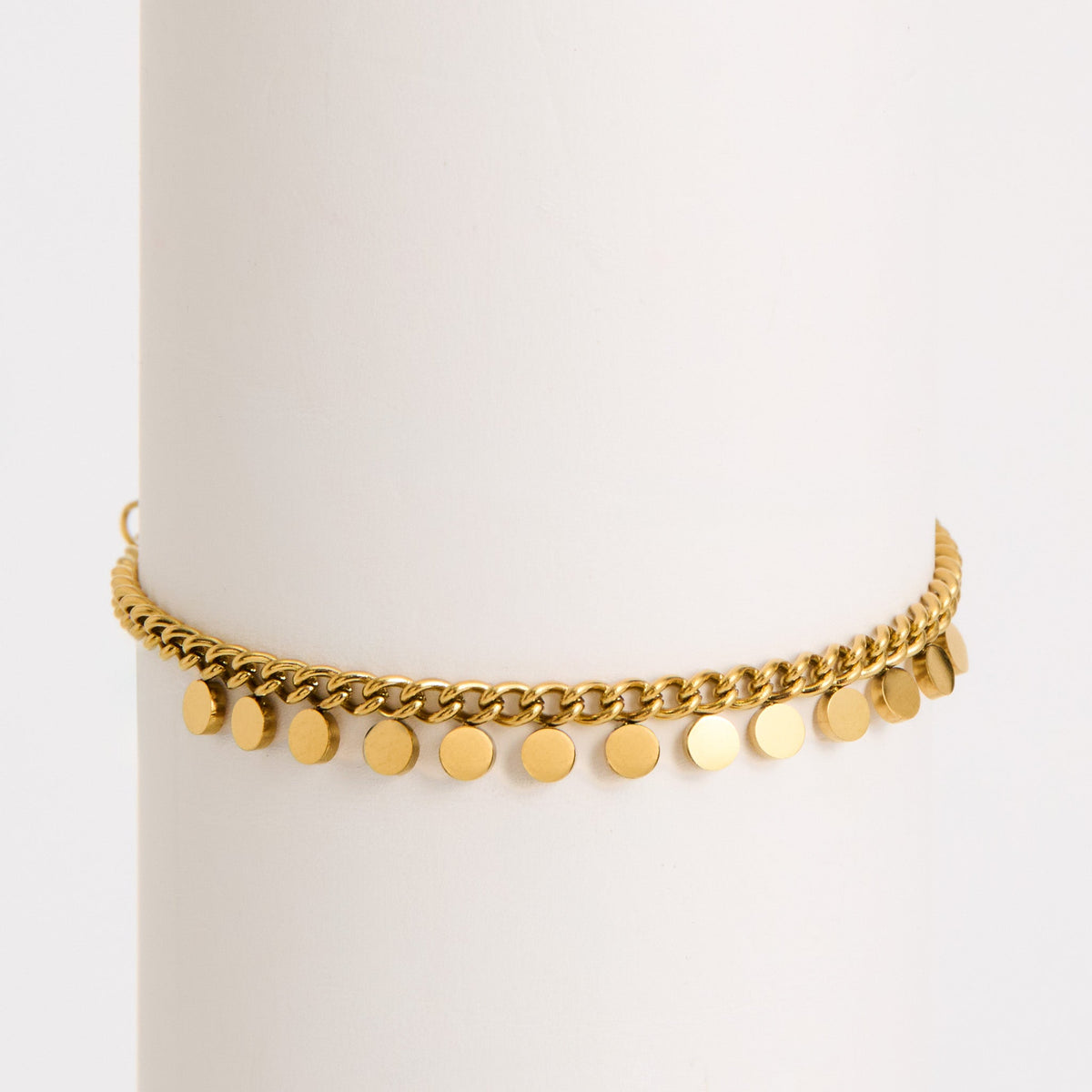 Narelle Waterproof Curb Chain Shaker Bracelet