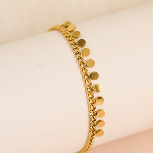 Narelle Waterproof Curb Chain Shaker Bracelet